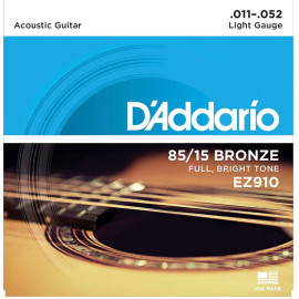 D'Addario EZ910 85/15 Acoustic Guitar Strings.