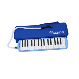 Havana MD-32 32-Key Melodica with Hard Case, Blue