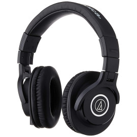 Audio-Technica ATH-M40X Professional Studio Monitor Over-ear Headphones (Black)