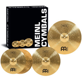 Meinl Cymbals, HCS/4 Cymbal Pre Pack (14"(35.56 cm) +16"(40.64 cm) + 20"(50.80 cm)) HCS141620