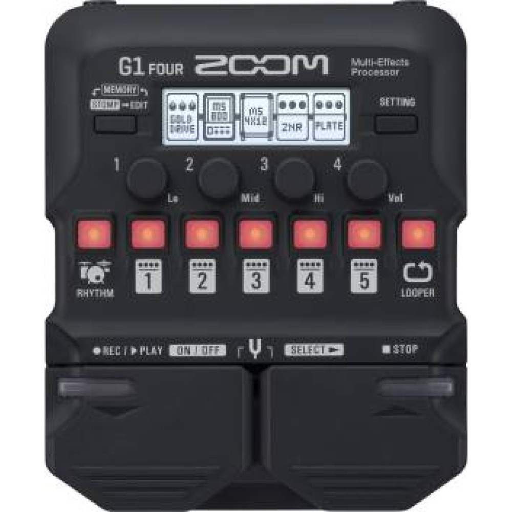 Zoom G1 Four Guitar Multi Effects Pedal